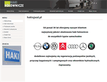 Tablet Screenshot of hakiujazd.pl